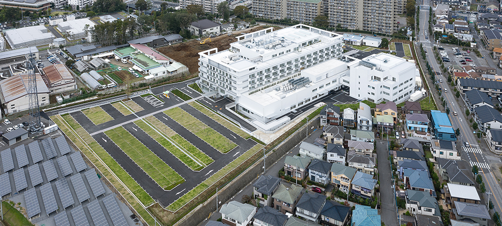 名戸ヶ谷病院 空撮