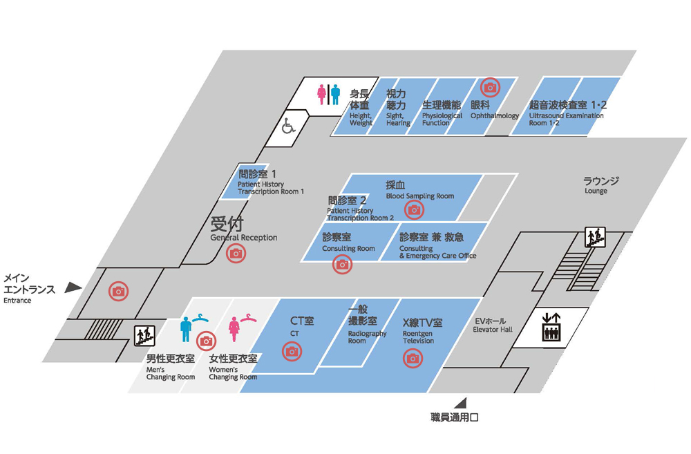 フロアマップ別館1F