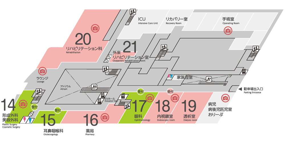 フロアマップ本館2F