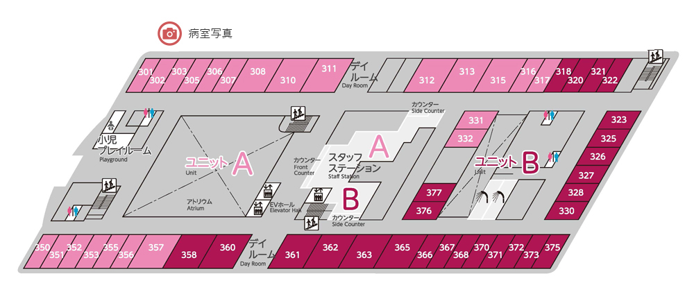 フロアマップ本館3F