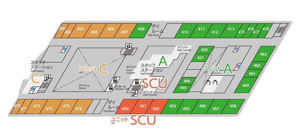 フロアマップ本館4F