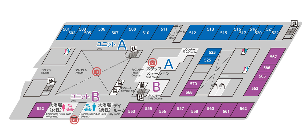 フロアマップ本館5F